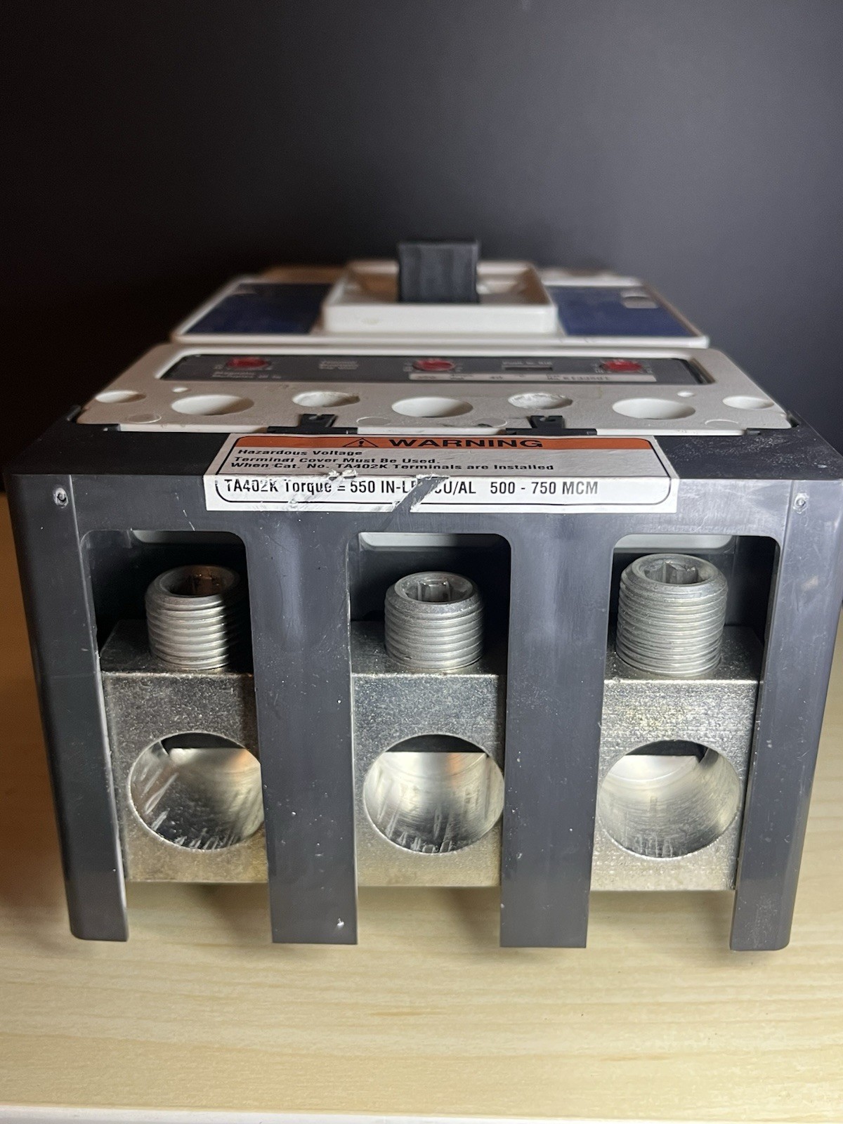 Eaton HKD3400F 600V 400A Circuit Breaker Frame With 350A Trip (KT350T)