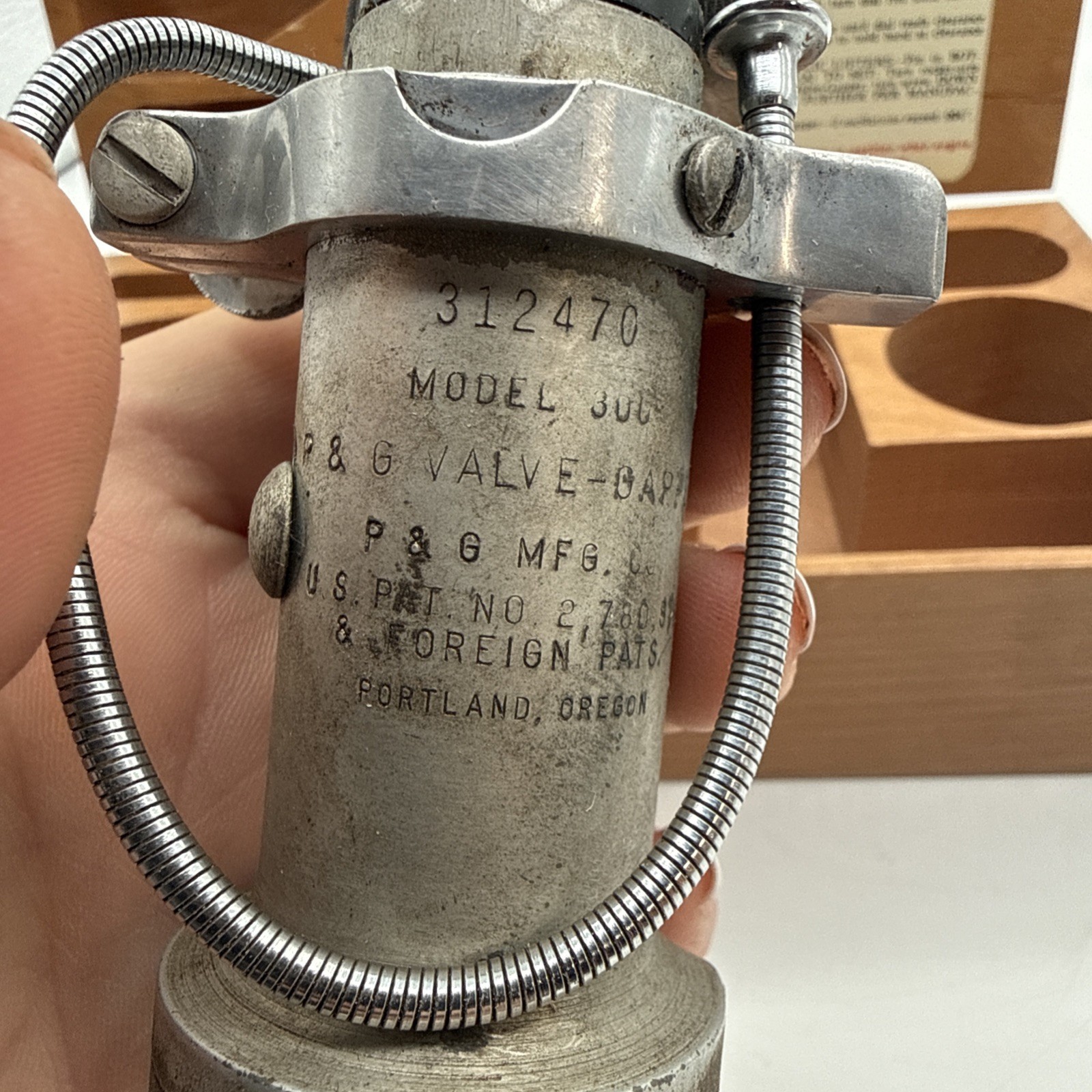 P And G Valve Gapper Model 300 Comes With All Original Paperwork!