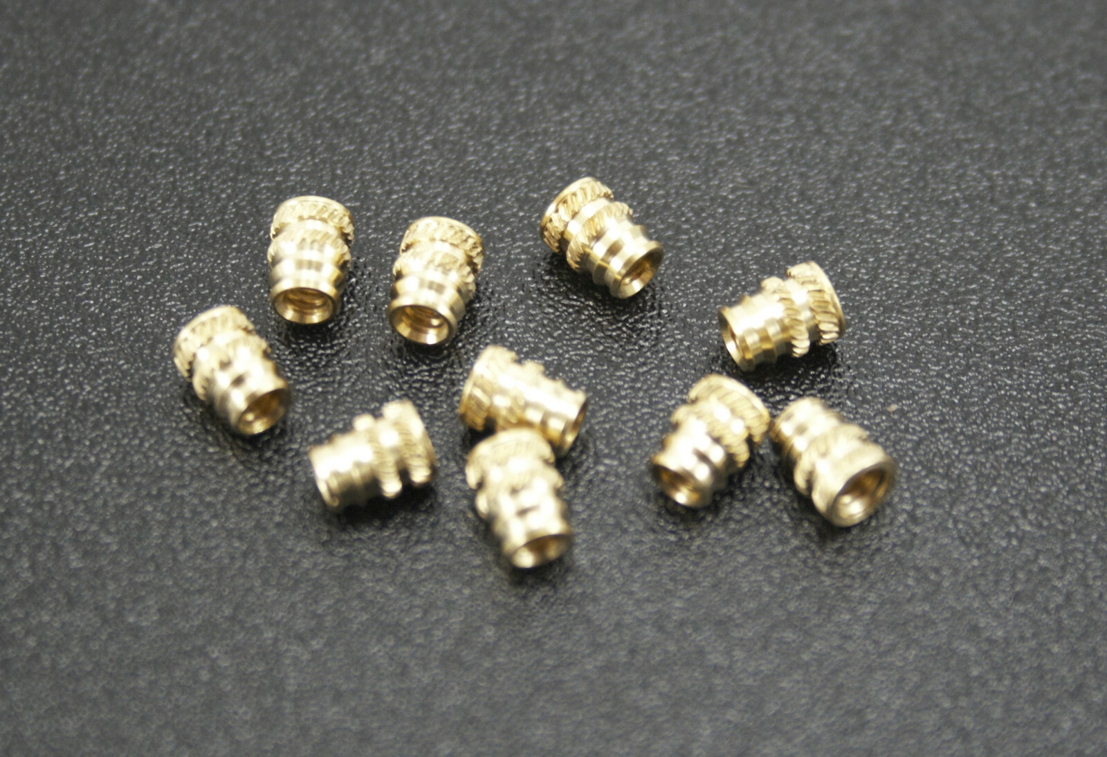 100x #4 4-40 Long Brass Metal Threaded Heat Set Inserts for Plastic 3D Printing
