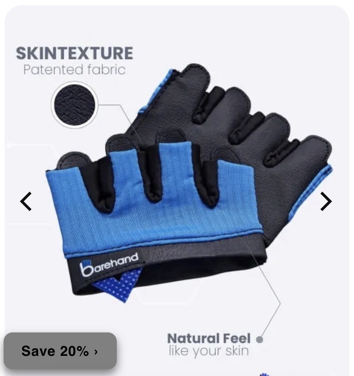 Barehand Gloves Minimalist Gloves Build Better Grip Lifting Gear Workout Medium