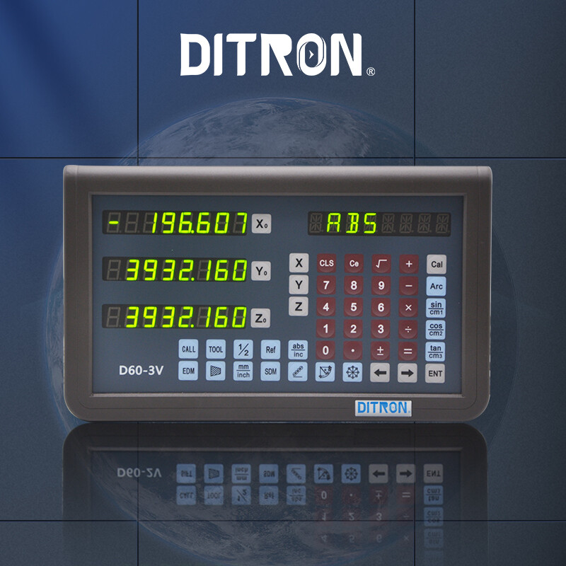 2/3Axis DRO 5um Magnetic Scale DRO Digital Readout Display Lathe MachineUS stock