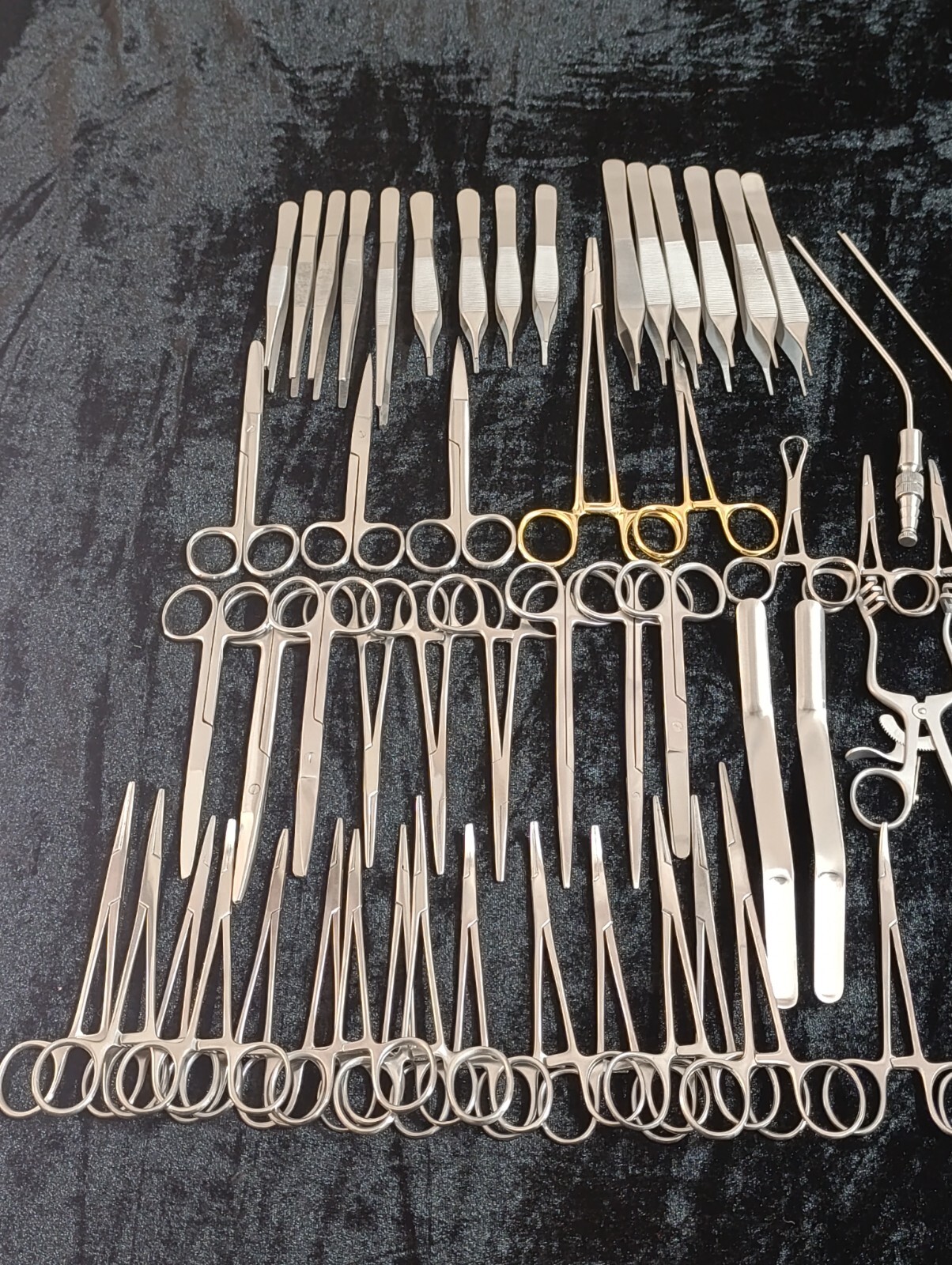 82 Pcs Plastic Surgery Surgical instruments Kit with stainless steel box
