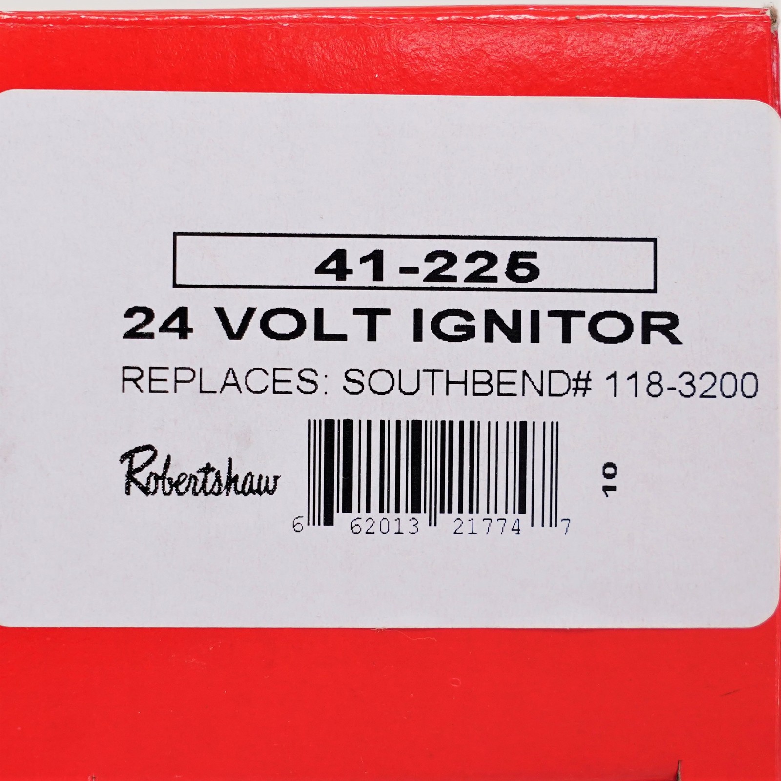 41-225 Robertshaw Commercial Oven Gas Ignitor Bakers Pride 2065874