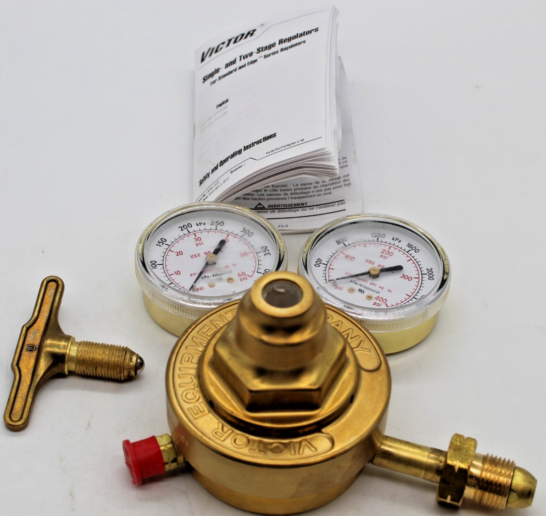 Victor SR 461D-510 Heavy Duty Liquefied Petroleum Gas Single Stage Regulator