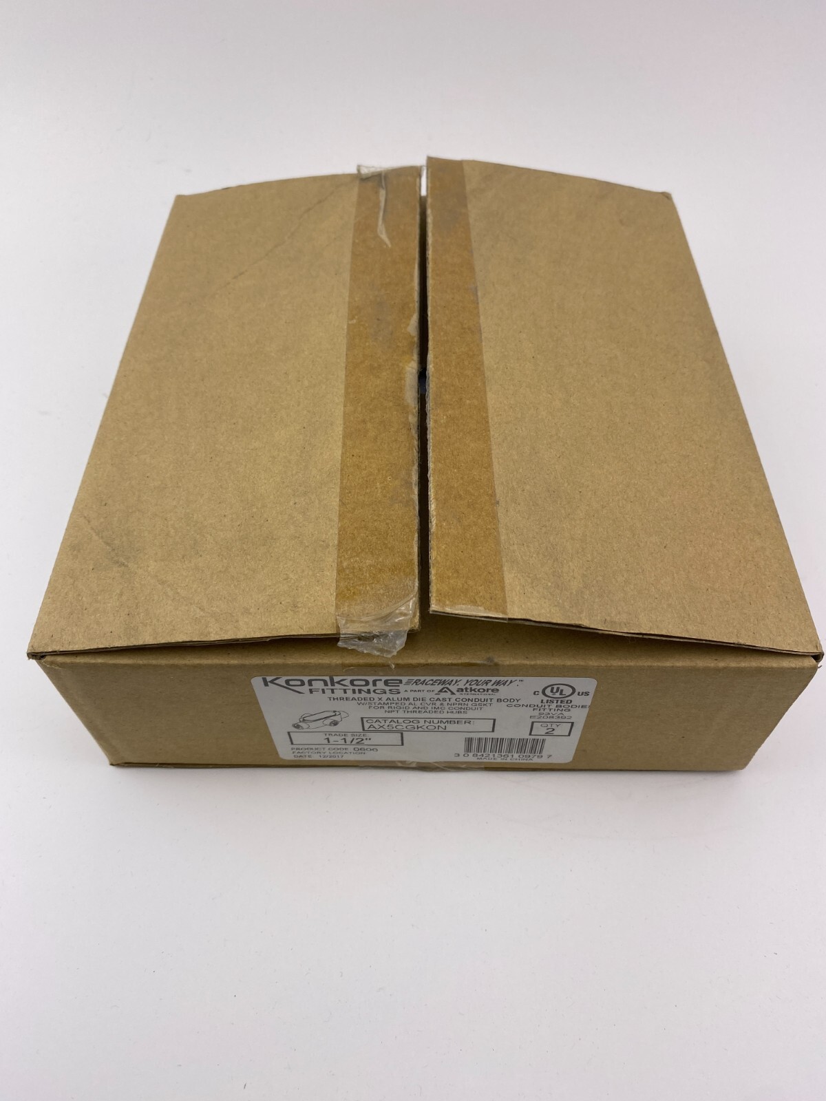1-1/2″ Die-Cast Aluminum Condulet w/cover & Gasket Type X Configuration