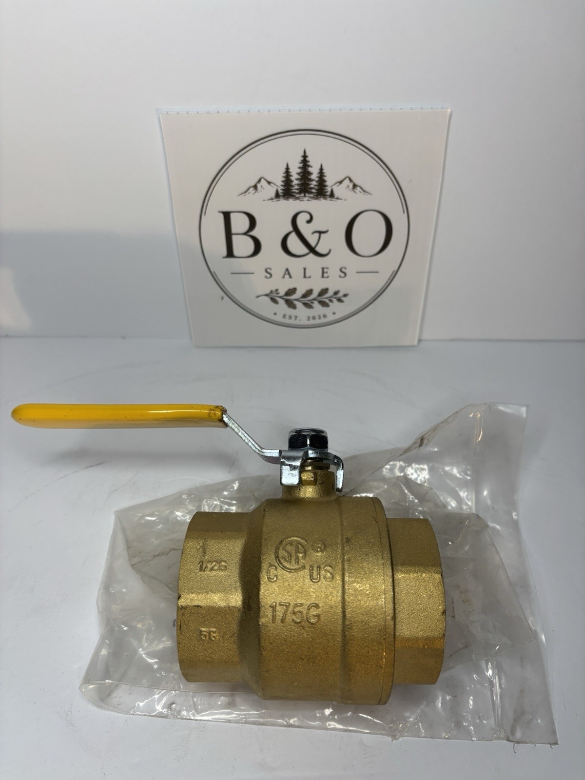 2in Brass Ball Valve: 2 Piece Full Port (600 PSI)