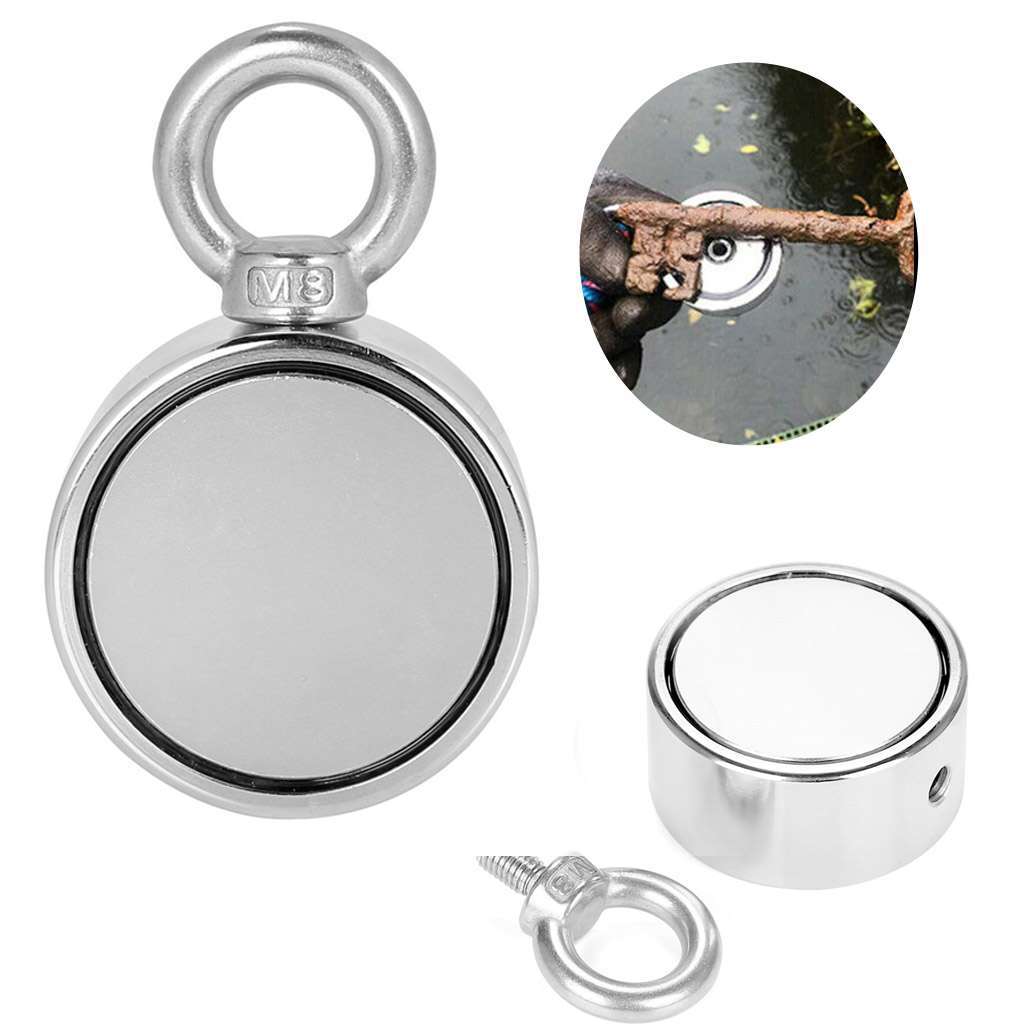 500LBS 700LBS Pulling Force Double Sided Super Strong Neodymium Fishing Magnet
