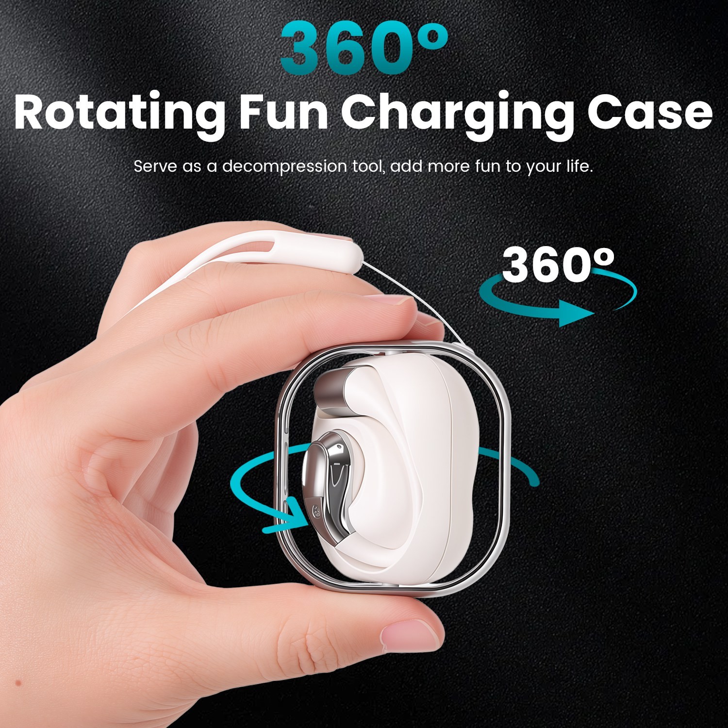4-In-1 Open-Ear AI Translation Wireless Earbud 165-Language Real-Time Waterproof