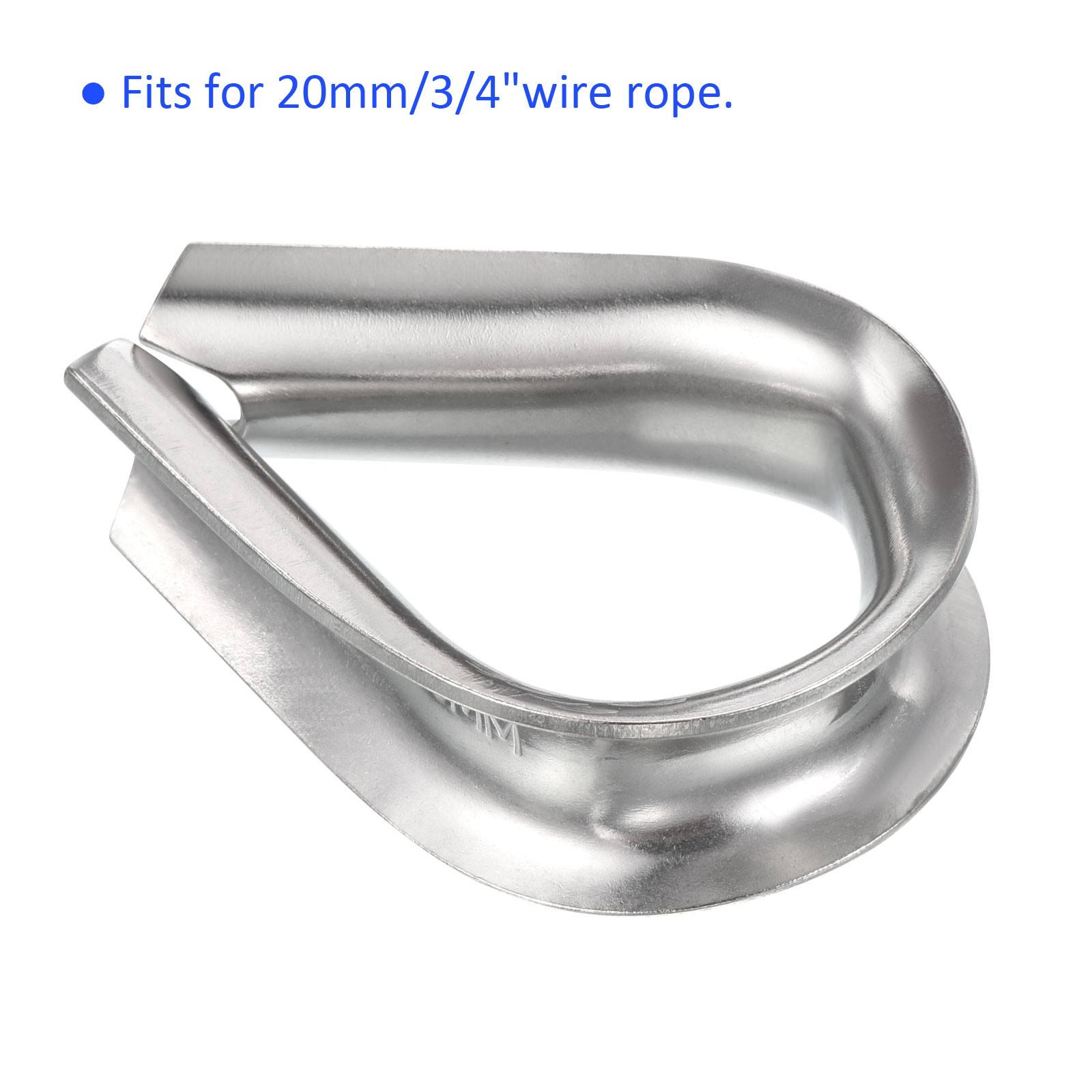 Stainless Steel Thimble – for 20mm 3/4″ Wire Rope, Apply to Outdoor(M20)
