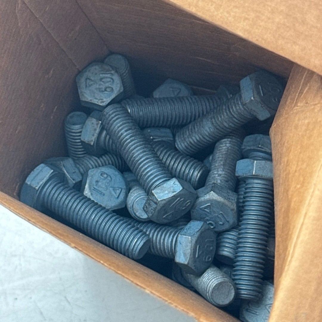 Metric Screw M12-1.75 x 45 Blue Hex Head ISO 4017 High Strength UST184234 50PK