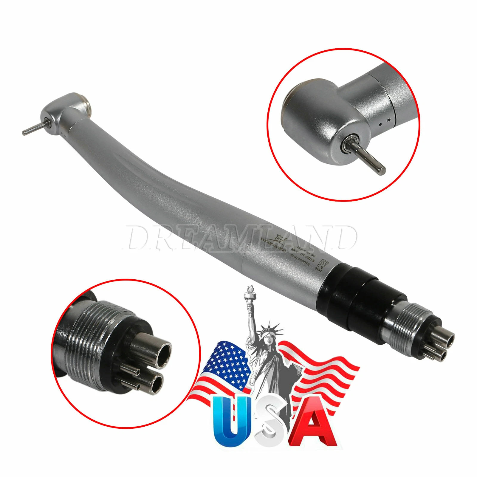 Dental standard Head High Speed Handpiece Quick Coupler 4Hole NSK Style YBNK4