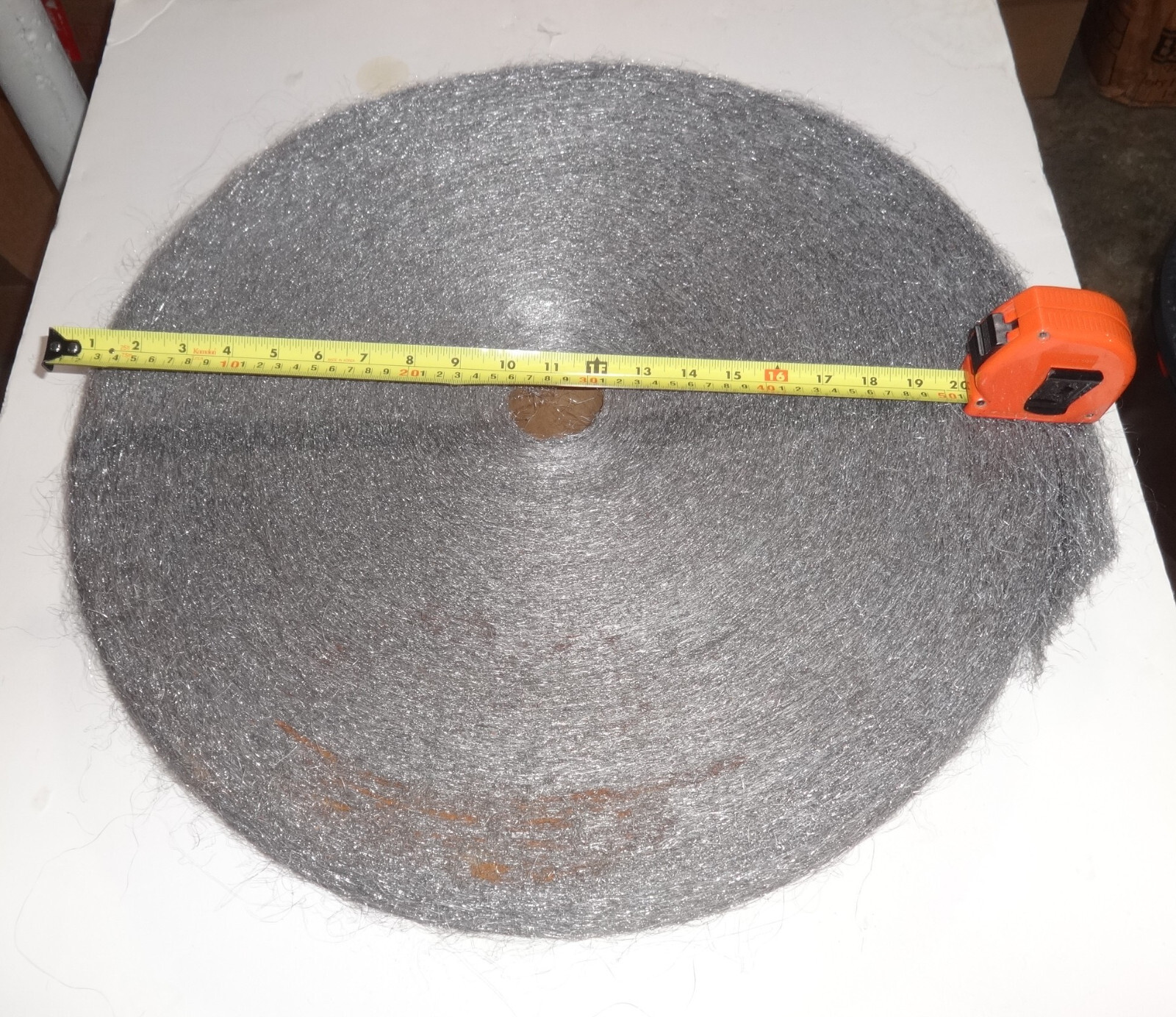 21 lb Steel Wool Reel # 2 Medium Coarse some surface rust