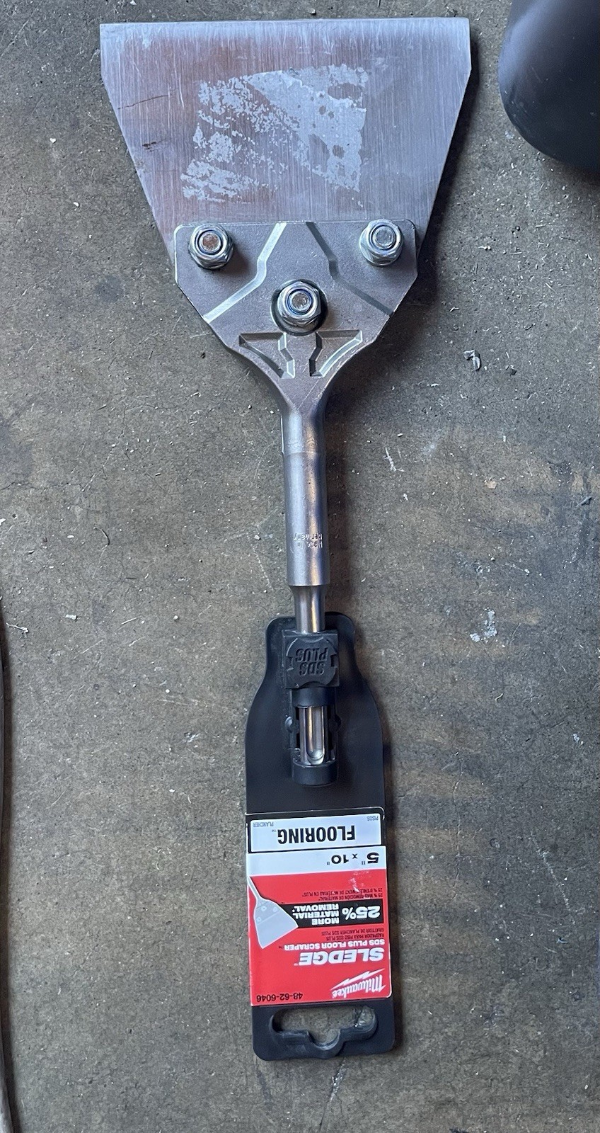 Milwaukee 48-62-6046 SDS PLUS 5” X 10” Sledge Floor Scraper