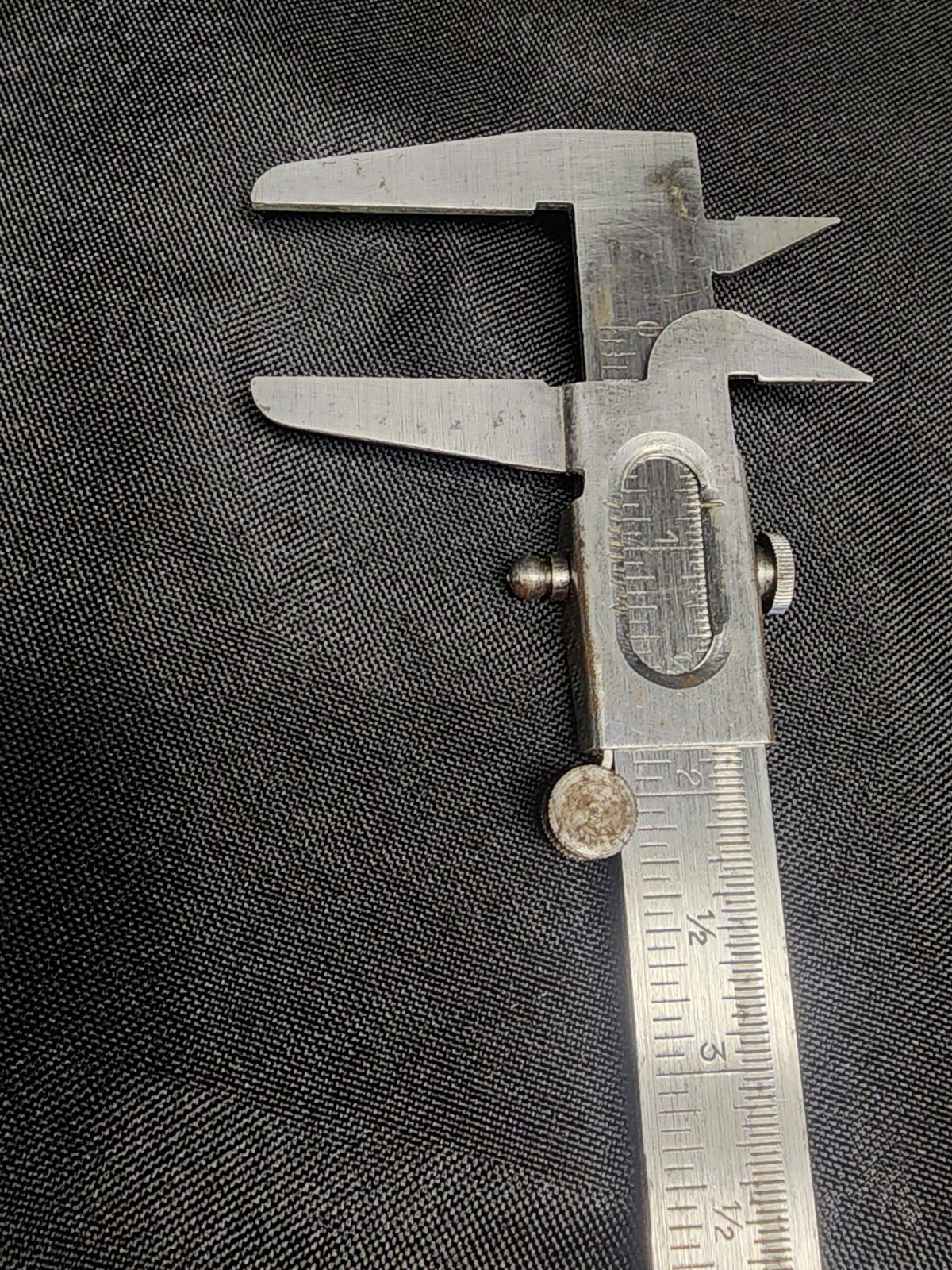 Vintage SYG Spain 5″ Vernier Caliper Inside Outside W Case Read