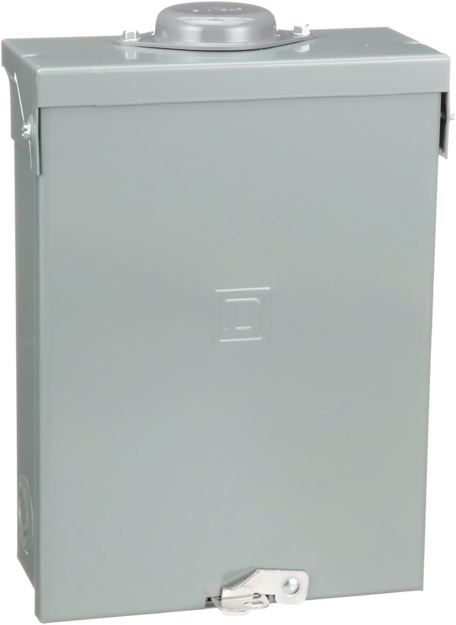 Square D HOM612L100RBCP Six-Space 12-Circuit Outdoor Main Lug Load Center 100A