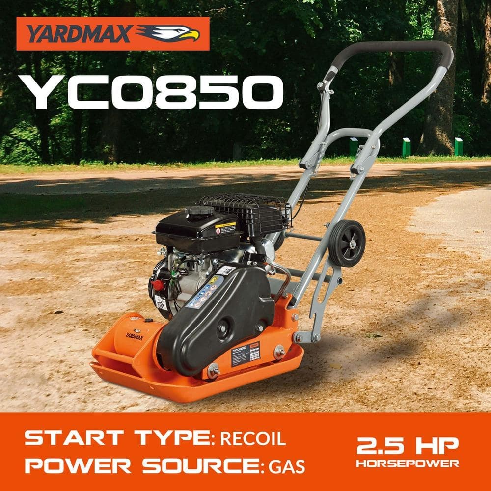 YARDMAX 1850 lb. Compaction Force Plate Compactor