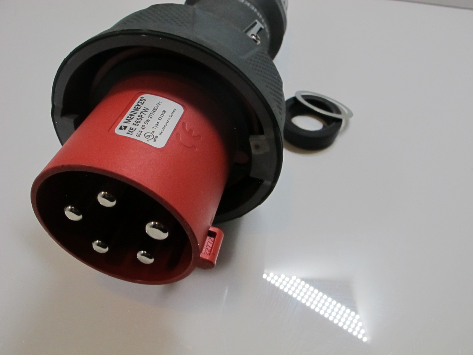 ME560P7W Mennekes Electrical Products Plugs & Receptacles, 309 Series Plug, 60A,