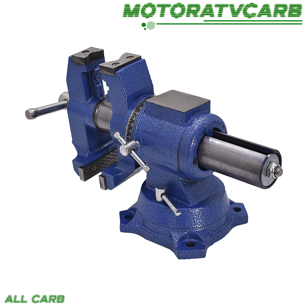 ALL-CARB 4″ Multipurpose Vise Bench Vise Heavy Duty Multi-Jaw Vise 360-Degree