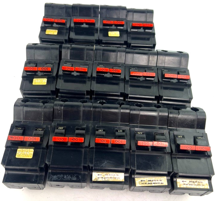 Federal Pacific 100 Amp 3 Pole Type NA NAH Circuit Breaker FPE NA3100 240V 100A