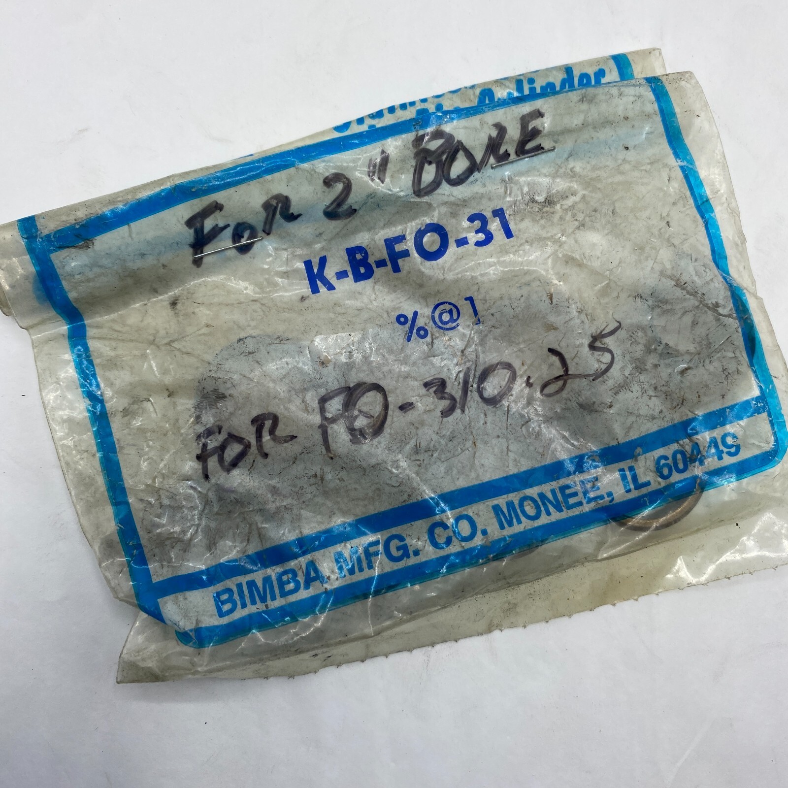 BIMBA K-B-FO-31 Single Rod Cylinder Repair Kit KBFO31 PACK OF 8 NEW🔔