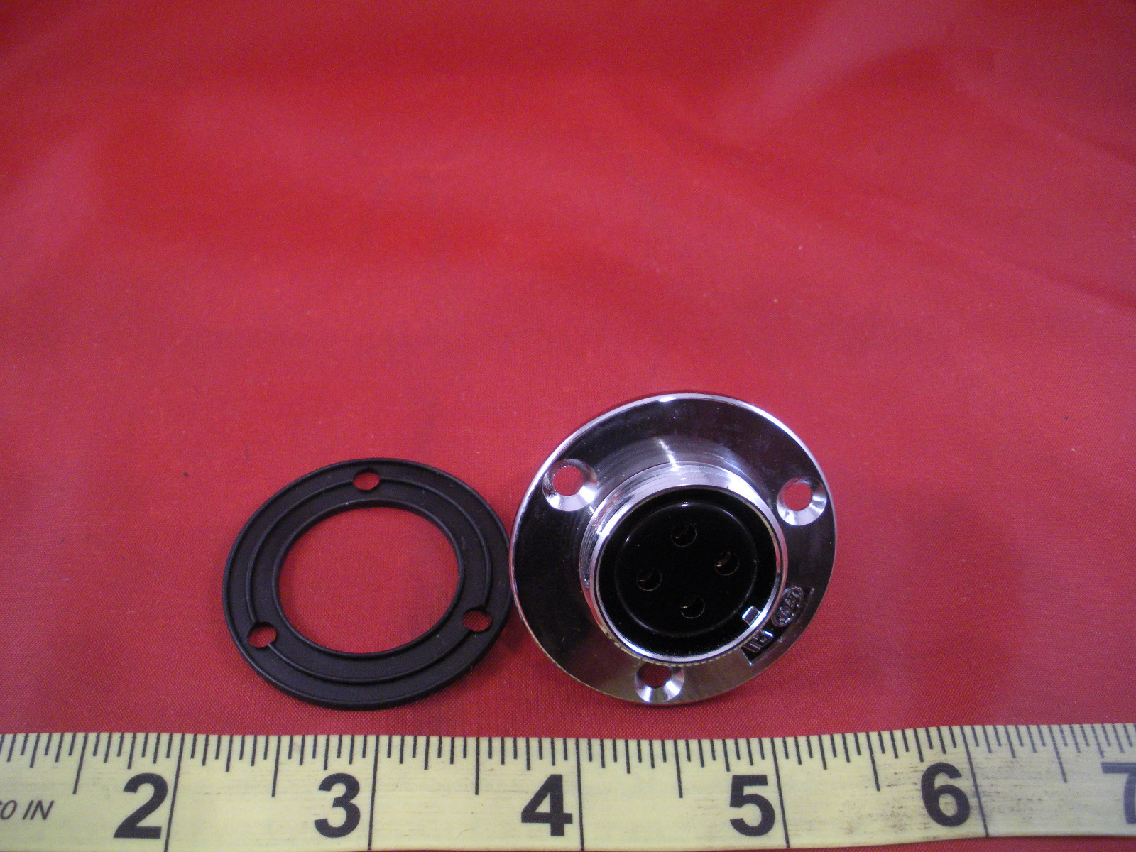 Apex PLT-254-RF-R Circular Connector 10a 250v ISO 9001:2000 14001:2004 4-Pin New
