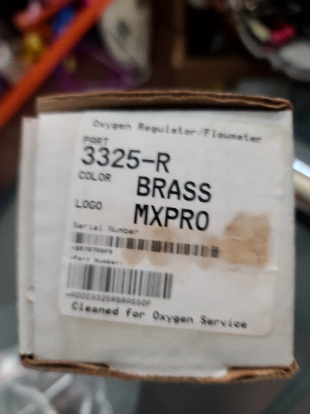 Iron Duck Brass Oxygen Regulator 3325R MXPRO Flow Meter PP20006