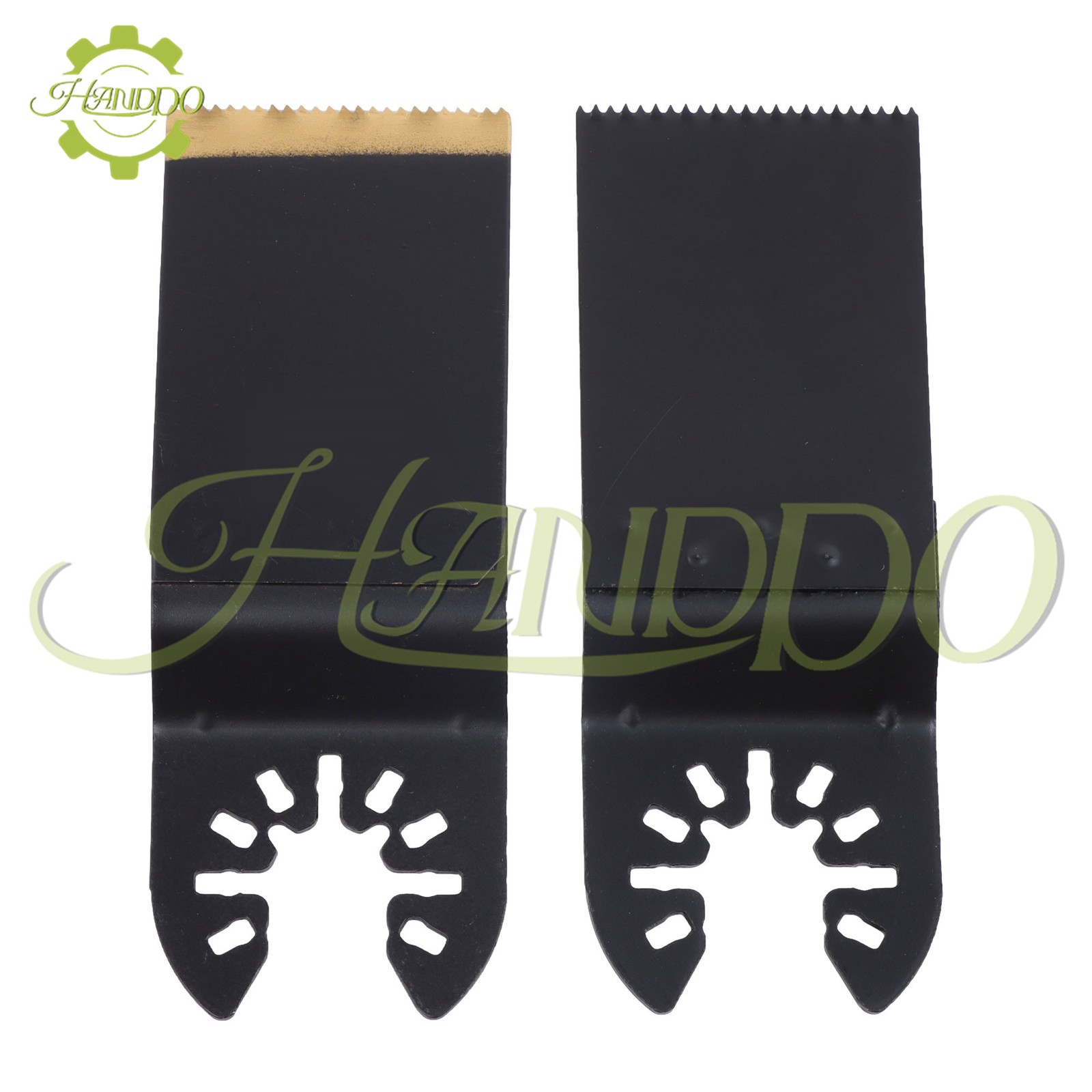 50PCS Titanium Oscillating Saw Blades Wood Plastics Metal Multitool Blades