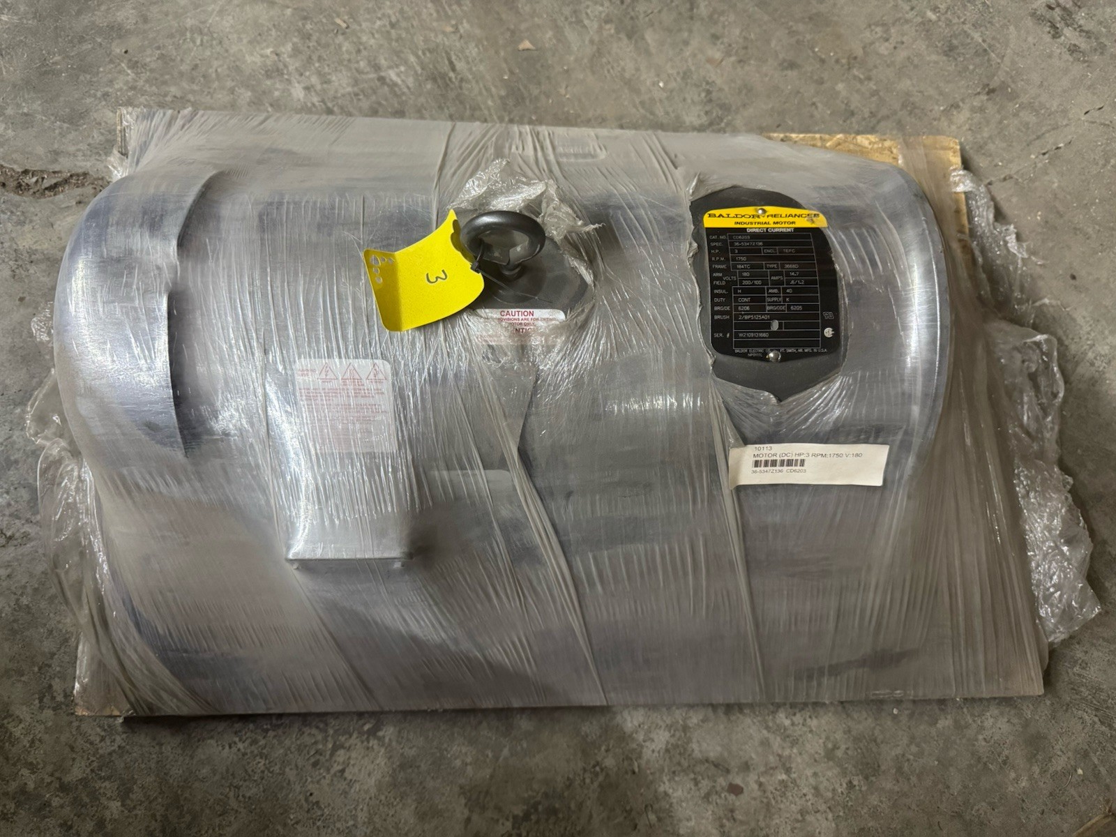 NEW- Baldor CD6203 3HP 1750RPM