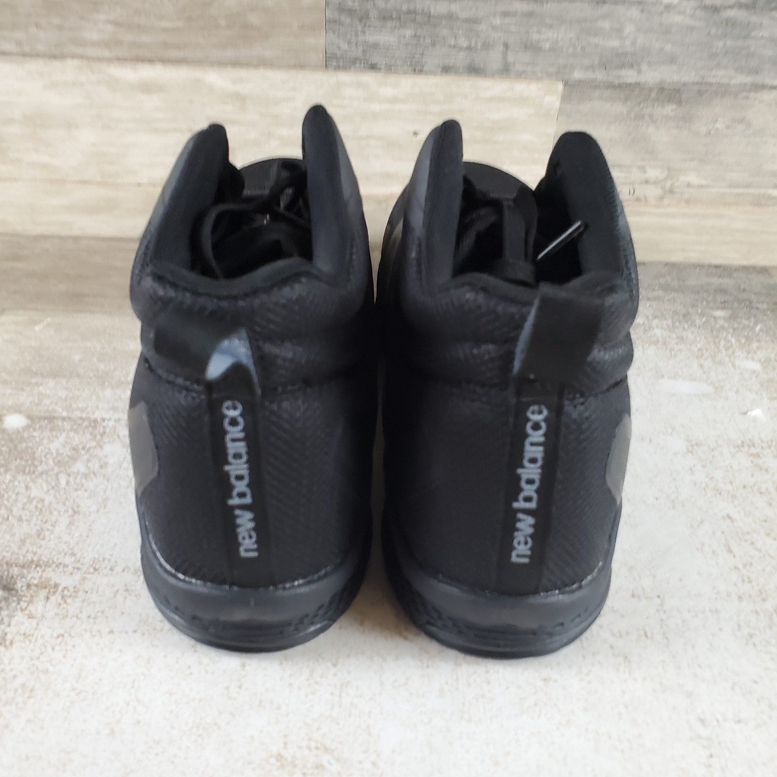 New Balance Evolve Mid Work Shoes Womens Sz 9.5 Black Safety Comp Toe Lace Up