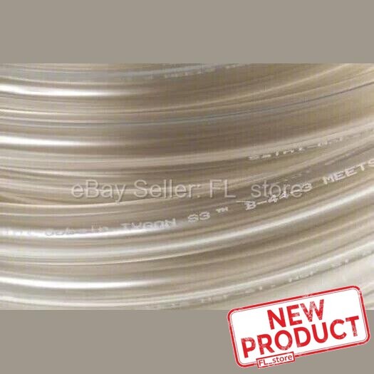 Clear Flexible Tubing 1/16″ Inside Dia x 1/8″ Outside Dia 50 Feet Roll Tygon PVC