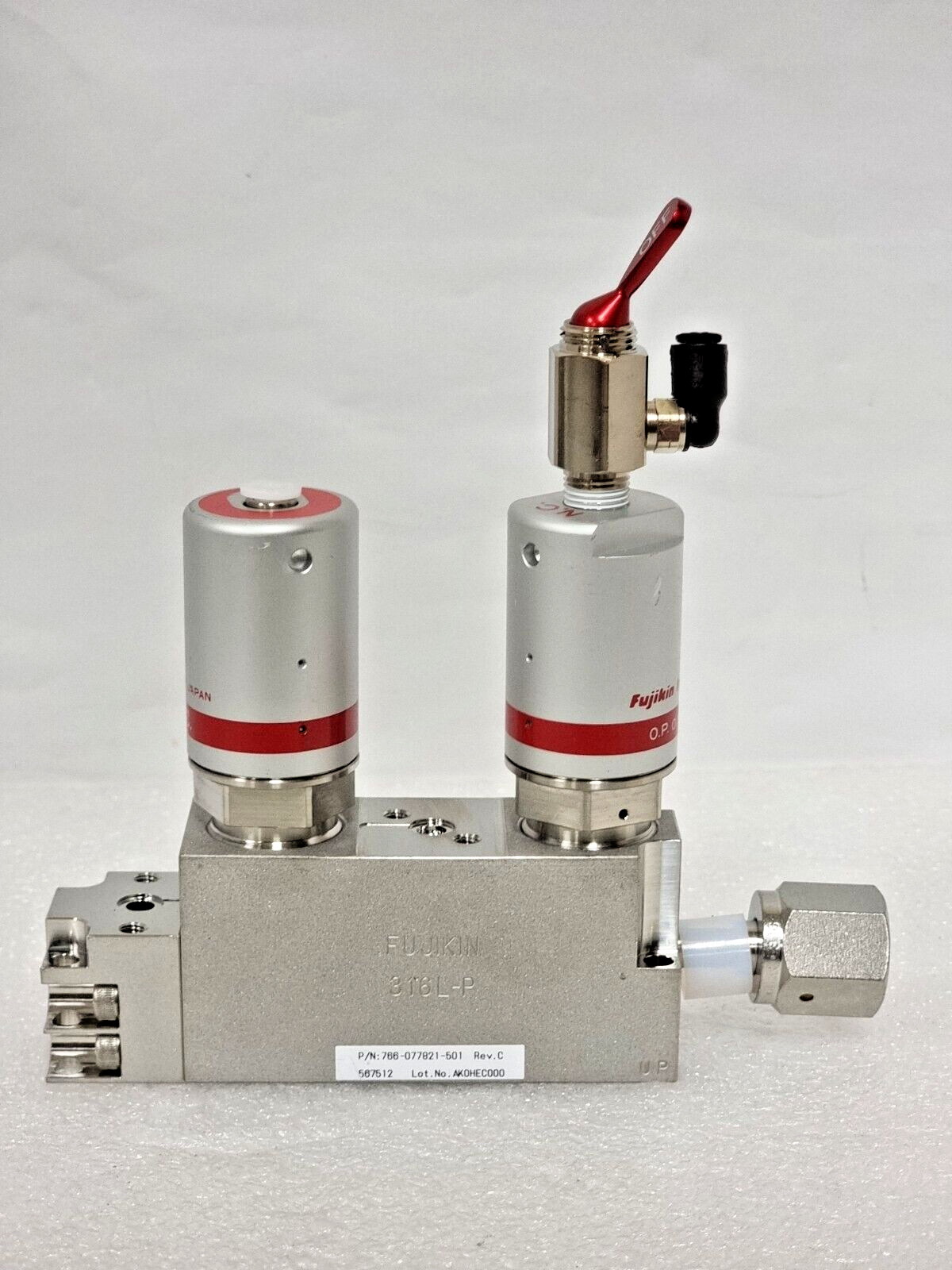 Lam 766-077821-501 Rev C Hybrid Diaphgram Valve,Fujikin 316L-P 0.5-0.6Mpa_,96670