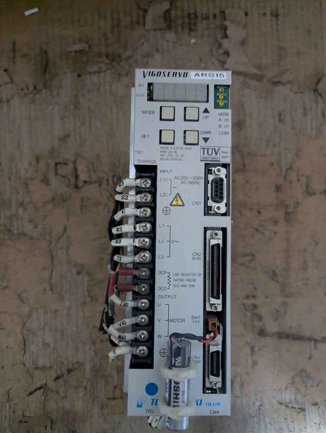 TEIJIN SEIKI ARS15-06 Vigoservo Servo Drive US Free TAX From Actual Machine