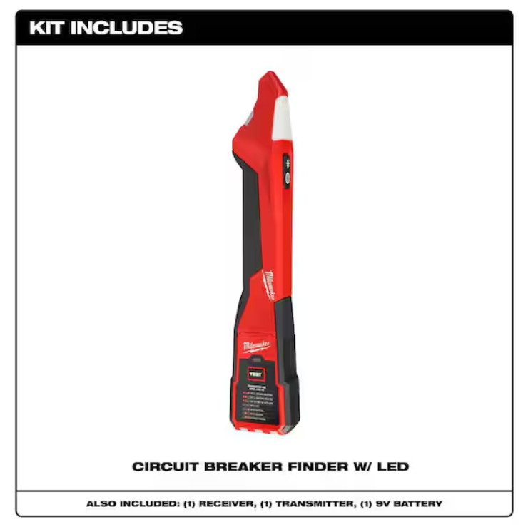 Milwaukee 2222-20 Circuit Breaker Finder with LED | Pack of 1