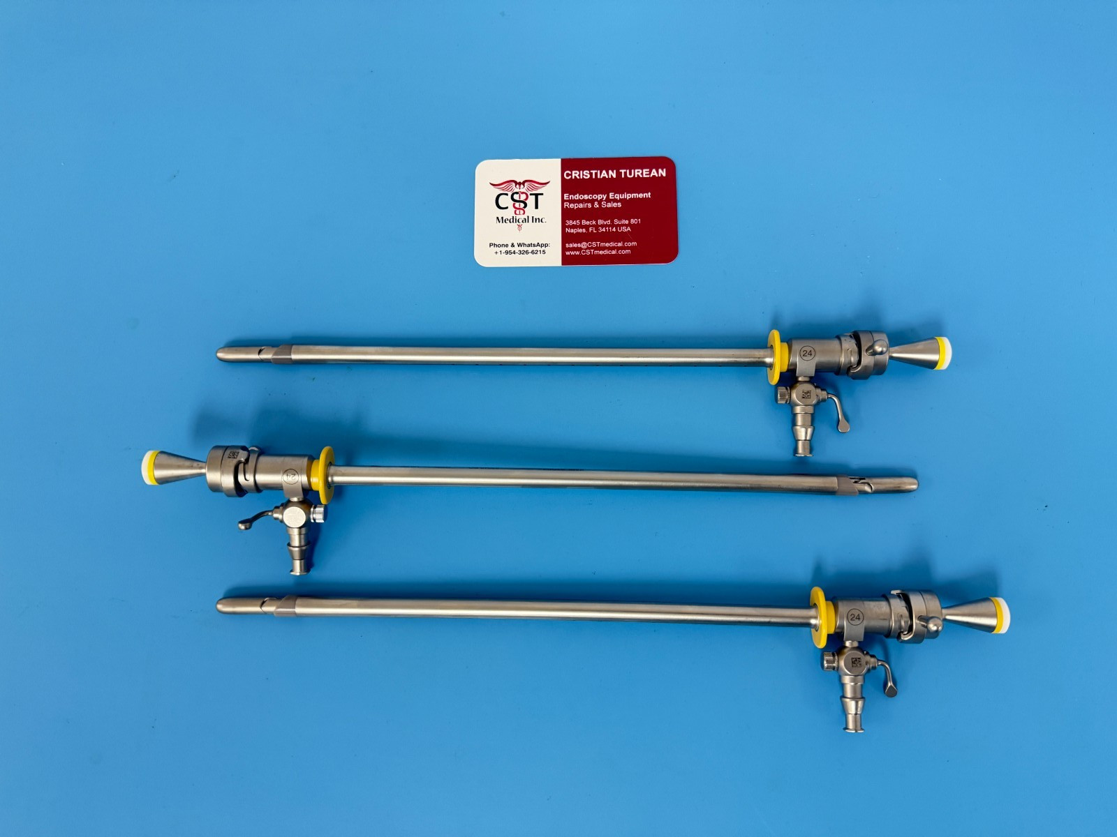 Karl Storz 27040BO Resectoscope Sheath, 24 Fr. & 27048CK Deflecting Obturator