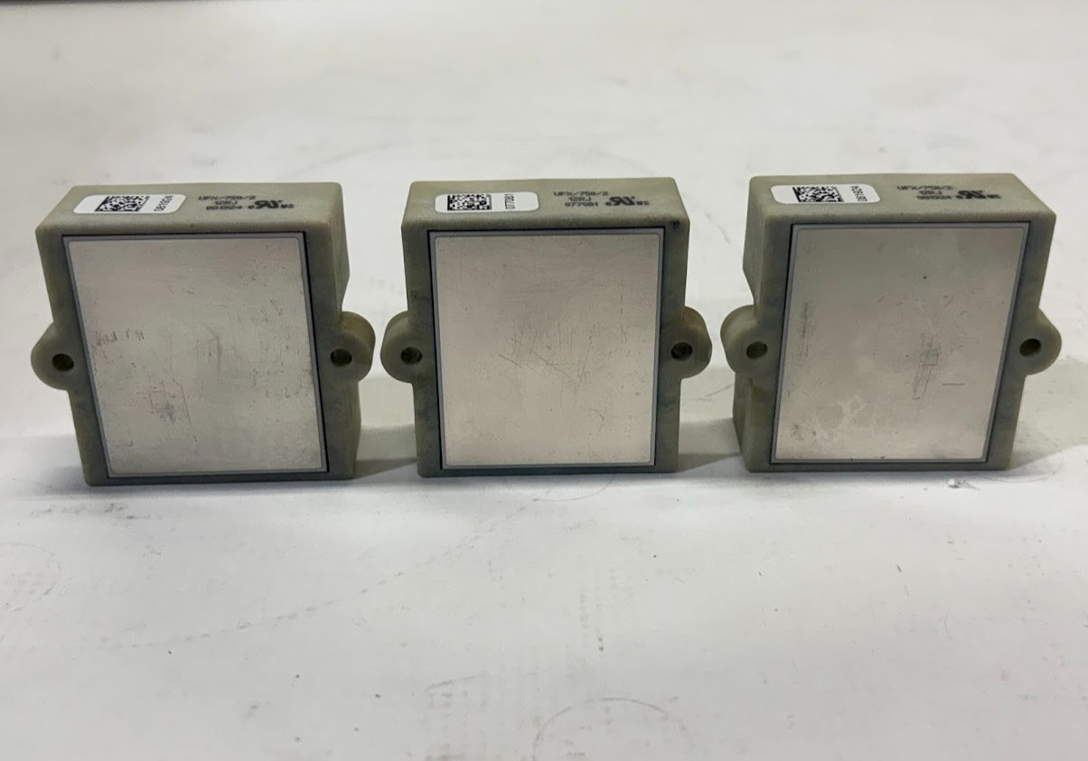 (LOT OF 3) EBG UFX-750/2 12RJ Ultra High Power Thick Film Resistor 750W 12 Ohm