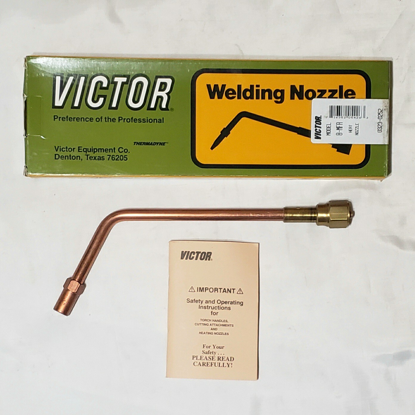 Victor 8-MFA Rosebud Heating Torch Tip Nozzle 300 Ser 315FC HD310C 0323-0252