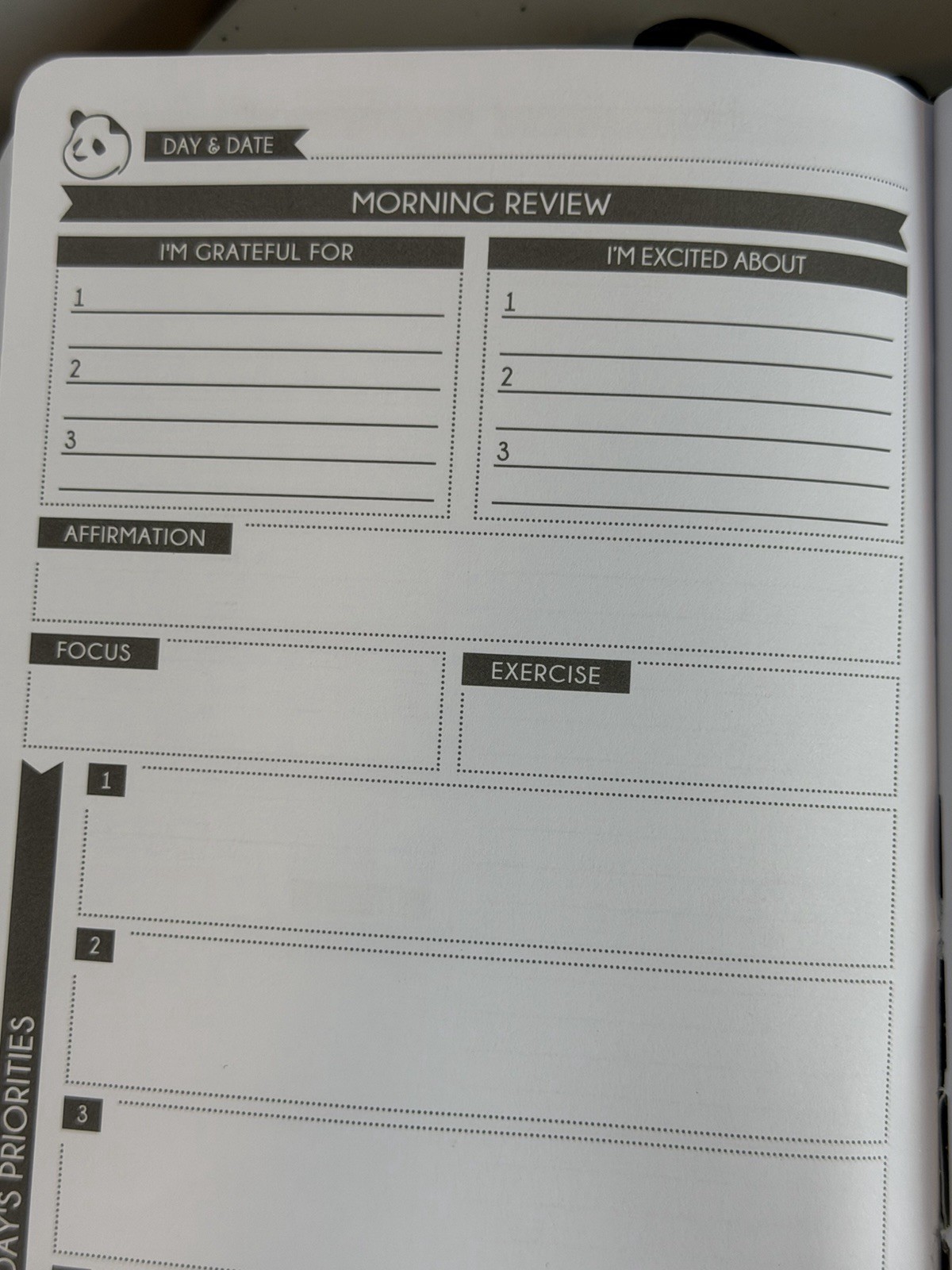 Panda Planner Cossa Planner Daily Monthly Weekly Undated Lot of 2