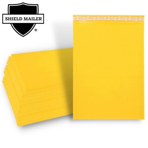 500 Kraft Bubble Mailers Padded Envelope Shipping Bags Self Seal 4″ x 8″ (000)