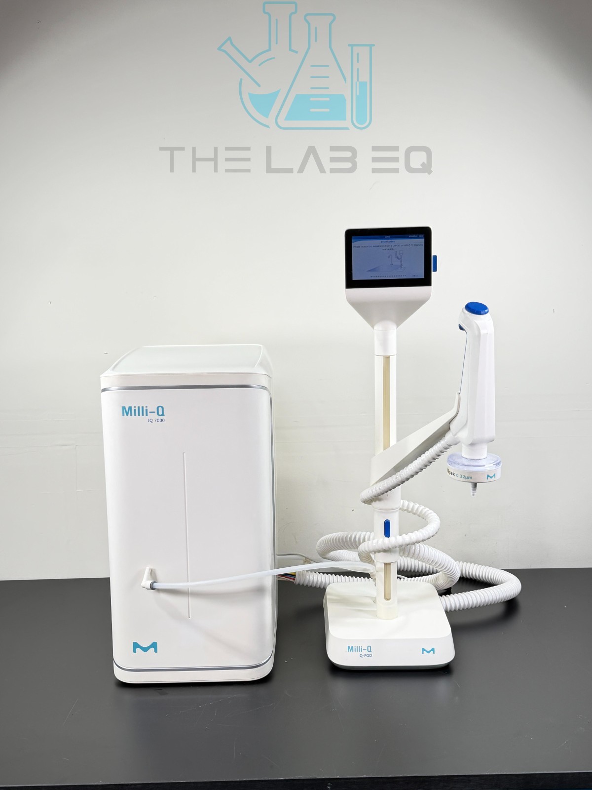 Milli-Q IQ 7000 Ultrapure Water Purification System with Q-POD, 90 Day Warranty