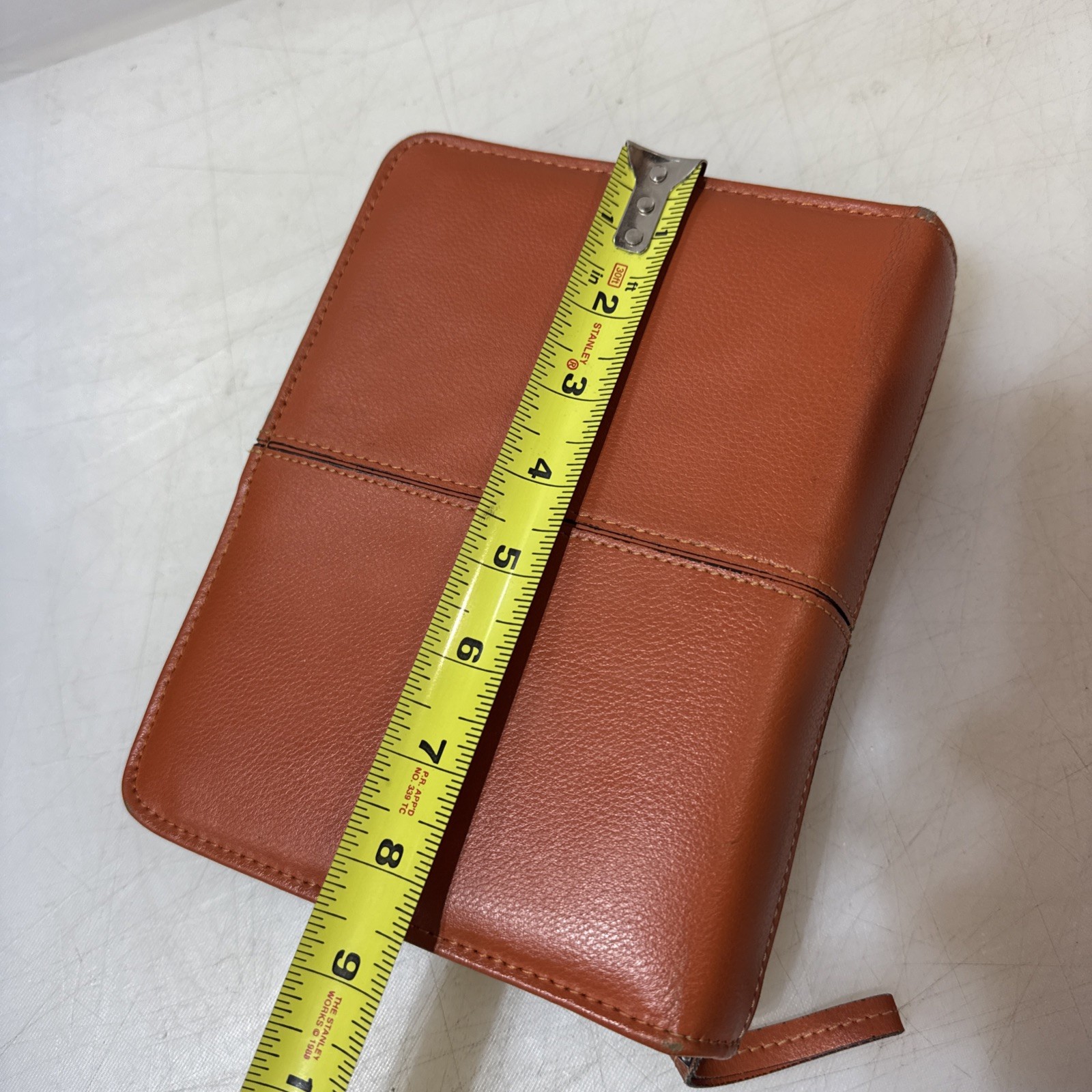 Franklin Covey Compact Leather Personal Planner , Tan 6 ring …. Vintage