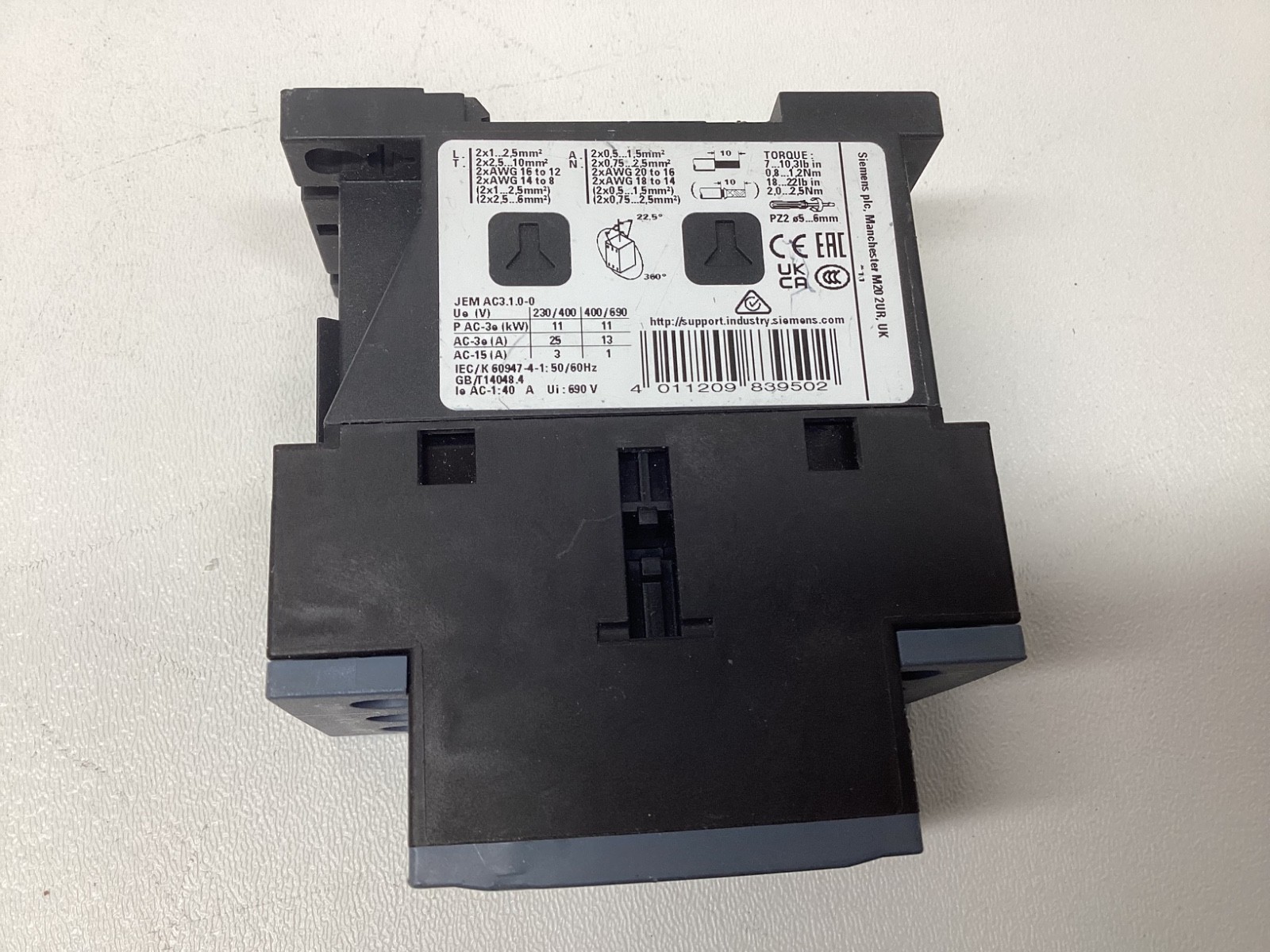 3RT2026-1AP60 SIEMENS Contactor 3RT2026-1AP60. 100% guaranteed .