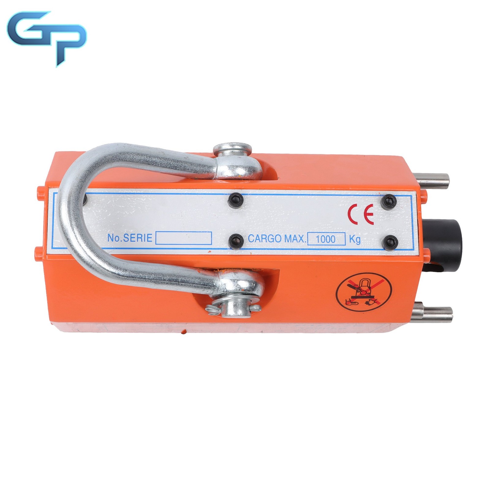 Neodymium Hoist 2200Lbs/1000kg Magnetic Lifter Lifting Magnet 2 Safety Factor