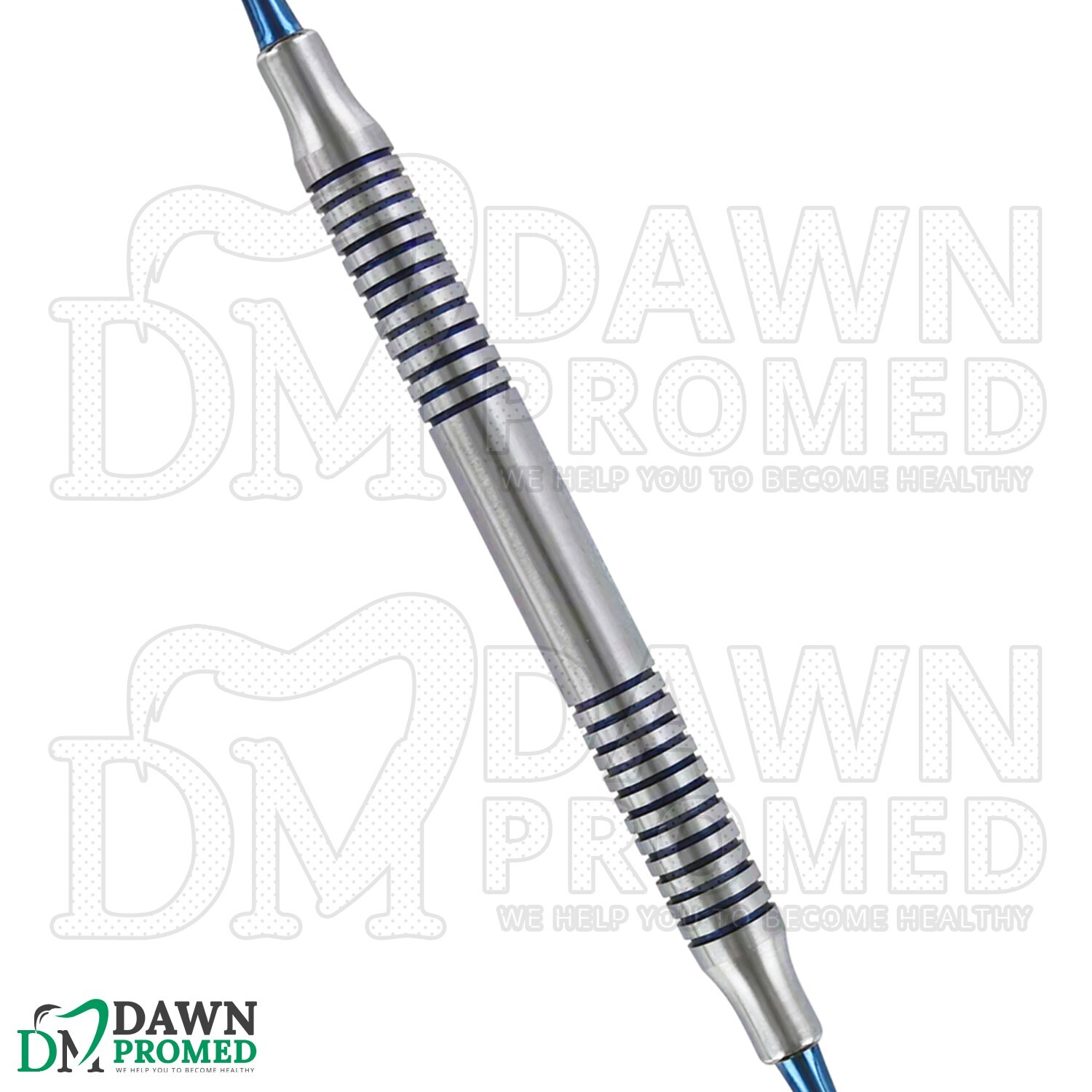 Periosteal Elevator Molt # 9 Blue Titanium Coated Double Ended Dental German Gr