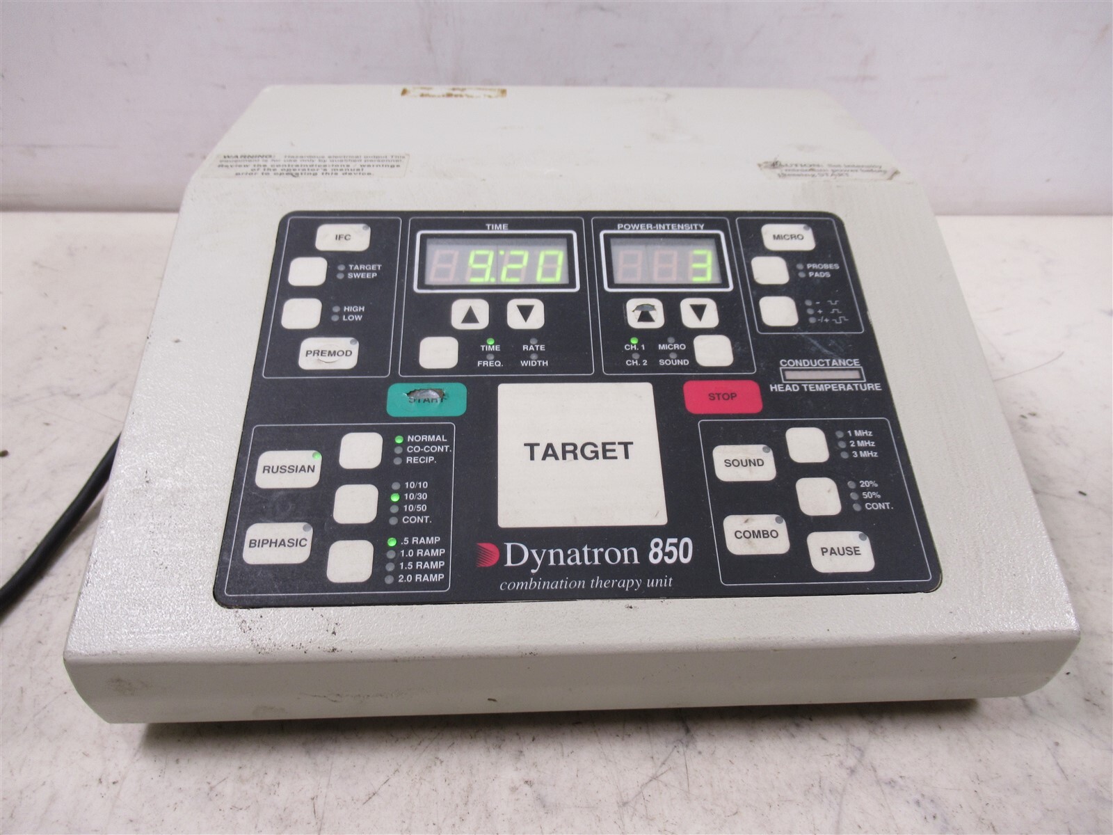 Dynatron 850 Combination Therapy Unit Ultrasound Generator DRF 100 Chiropractic