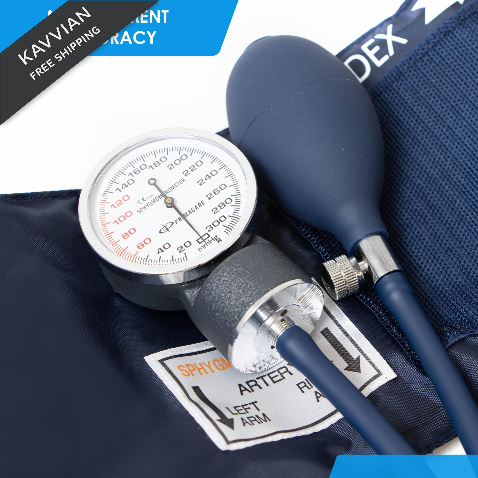 PrimaCare Medical Supplies DS-9196 Large Adult – with D-Ring Cuff