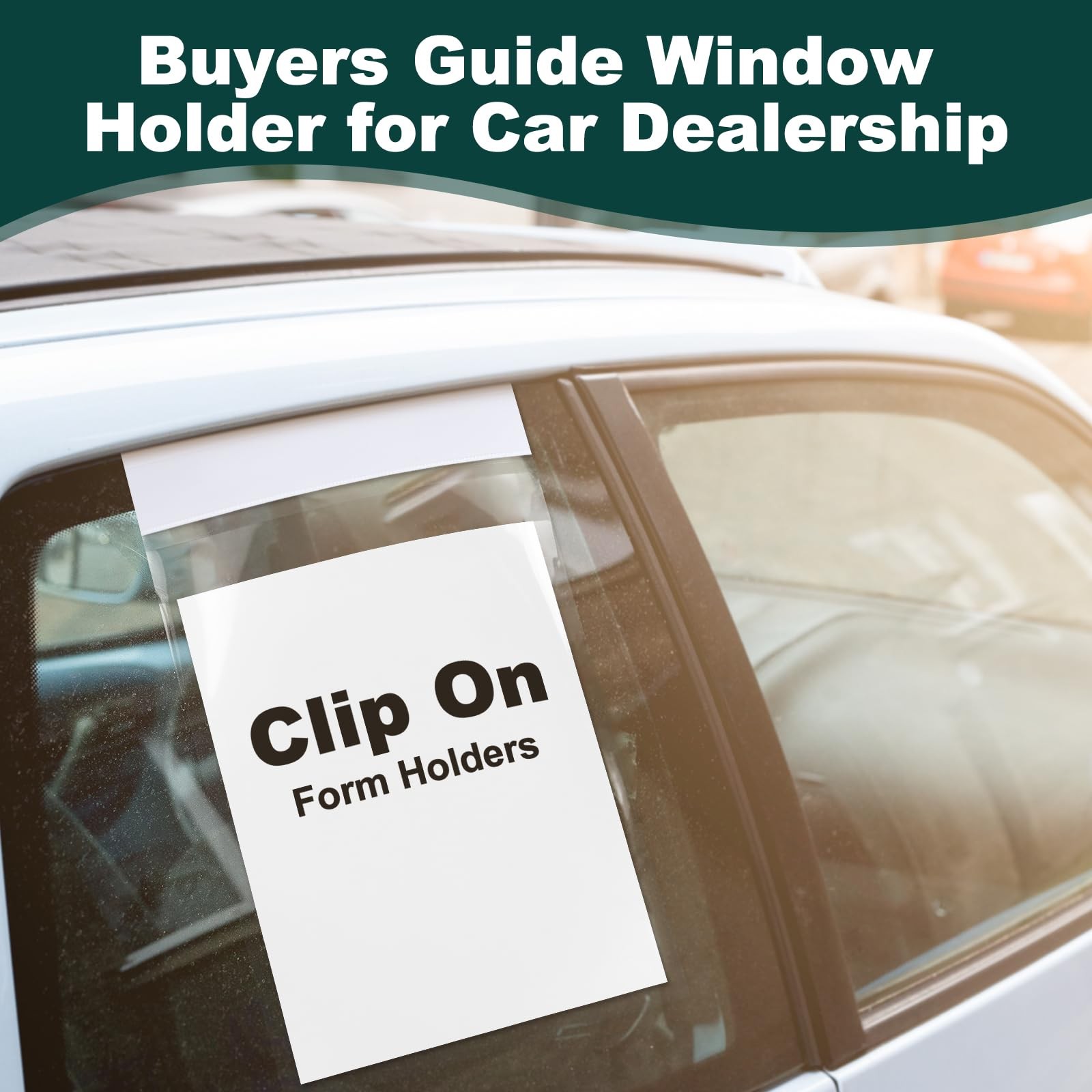 50 Pack Clip On Window Form Holder Buyers Guide Window Hangers Plastic Pouch