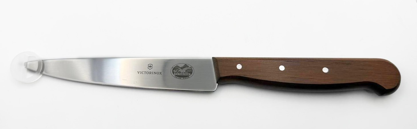 Victorinox Wood Chef Carving Knife 5in 12cm Pine Handle Brown Swiss 5.2000.12RAD