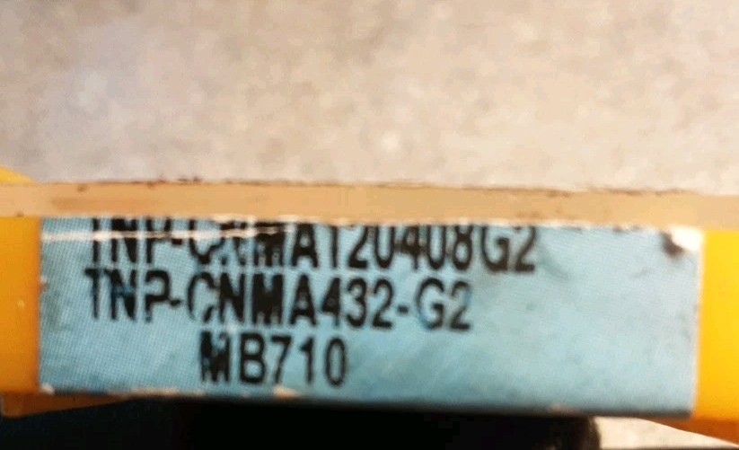 TNP-CNMA120408G2, TNP-CNMA432-G2, MB710 CARBIDE INSERT 9 Pcs New Mitsubishi