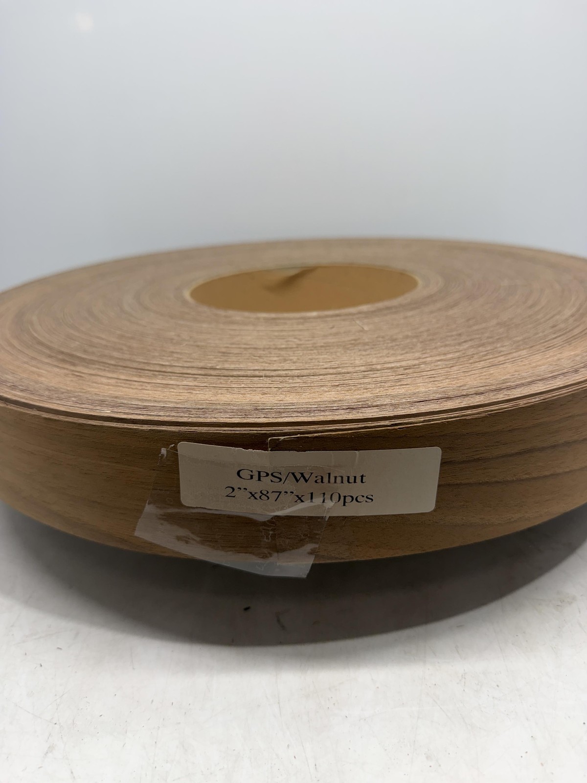New Roll GPS / Walnut Veneer Edging 2″ x 87″ x 110 pcs 1/64″ thick .02″ & .5mm