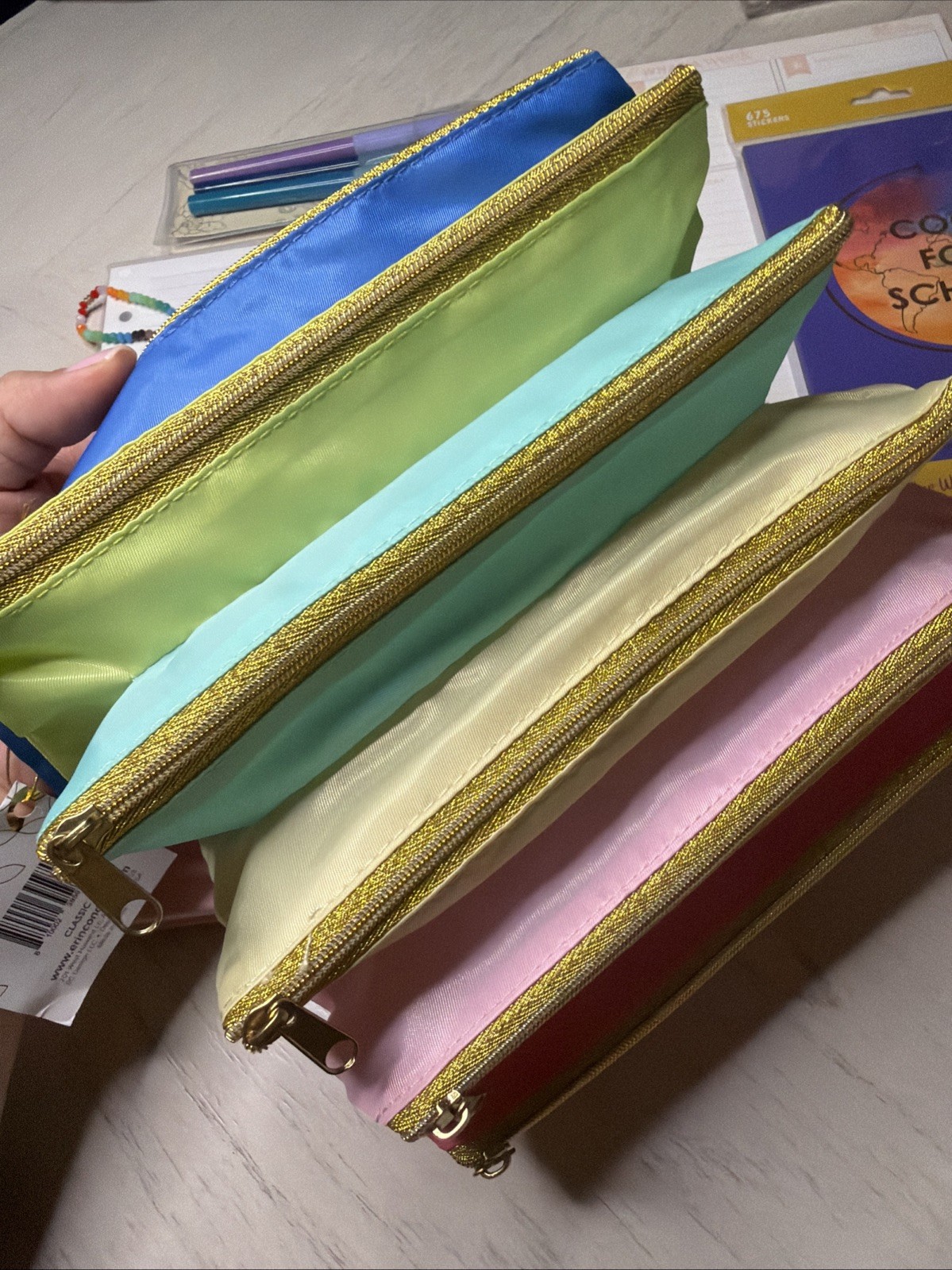 erin condren planner Pen Paper Journal Pouch Sticker Charm Set Lot Mystery